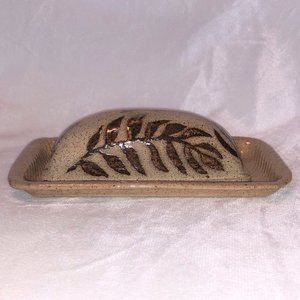 COMPOSTABLE Handmade Pottery Butter Dish